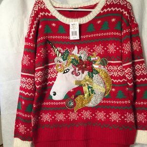 Unicorn Christmas Sweater